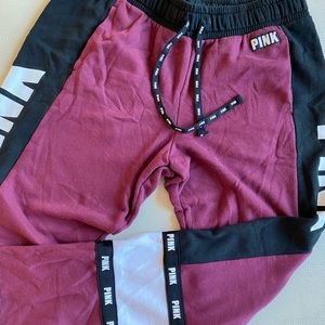 Pink sweats! In great condition weren’t used much and very soft and comfy!